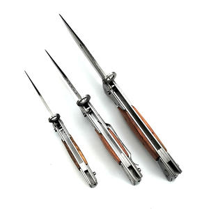 <span class=keywords><strong>Couteau</strong></span> de camping et de pêche portable de haute qualité avec manche en bois, <span class=keywords><strong>couteau</strong></span> pliant multifonctionnel pour l'extérieur - Product Image 3