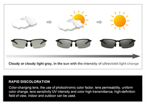 Lunettes De Soleil Day and Night Polarized Photochromic Night Vision Glasses Driving <b>Sunglasses</b> for Men or Women - Product Image 6