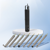 Sonde multiparamétrique numérique autonettoyante, moniteur de qualité de l'eau, pH, conductivité, oxygène dissous, turbidité, capteur COD
