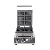 Machine à gaufres électrique professionnelle Fajiduo HT-6B à six couches et double face, contrôle de la température, revêtement antiadhésif, rapide