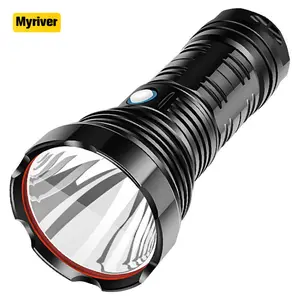 Myriver alüminyum alaşım 3 paralel 18650 pil büyük kapasiteli Sst40 F50 30W süper parlak yüksek güç Led el feneri