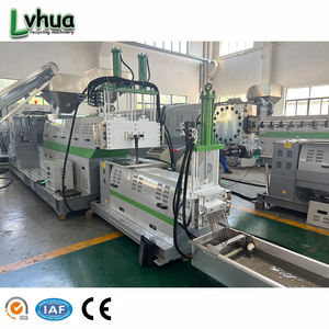 Machine de granulation automatique à double étage pour le recyclage des plastiques PP PE PA ABS PC PA <span class=keywords><strong>Polystyrène</strong></span> HDPE EPS 500 kg/h - Product Image 3
