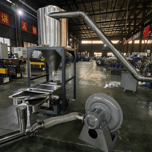 Machine de fabrication de granulés de matériau de câble en PVC, granulateur de fils et câbles électriques, extrudeuse à refroidissement par air, extrudeuse à face de matrice - Product Image 5