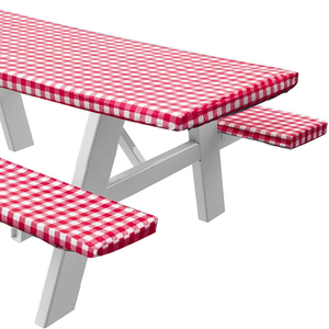 <span class=keywords><strong>Mantel</strong></span> impermeable azul/blanco para mesa de pícnic, <span class=keywords><strong>mantel</strong></span> ecológico pesado para el hogar - Product Image 6