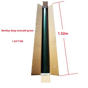 Film vinyle vert émeraude pour voiture, autocollant sec en PET, auto-cicatrisant avec libération d'air, film PVC couleur, film vinyle vert pour carrosserie de voiture - Product Image 2