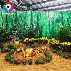 Park-Dekoration Lebensgroße Reptilien-Figur, Animatronische Spinne, Animierte Insekten-Skulptur - Product Image 3