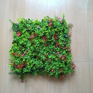 Pannello Murale in Plastica Anti-UV con Piante Artificiali, Decorazione Verde per Matrimoni, Lunga Durata, Senza Manutenzione, per Esterni - Product Image 3