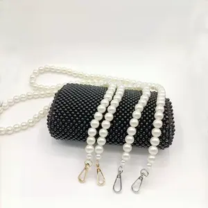 DIY大1.4厘米珍珠钱包提手包吊坠手提袋链条替换配件装饰背包袋