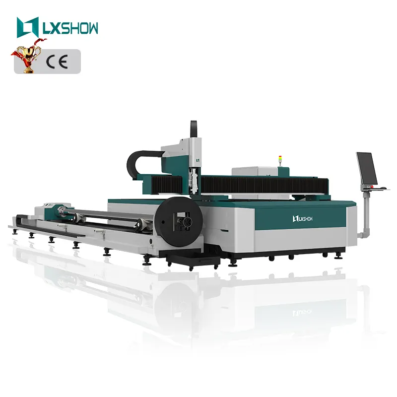 Laser Serat 5 Kw Mesin Pemotong/Mesin Cnc Laser Pemotong Logam