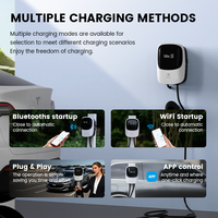Estación de Carga para Vehículos Eléctricos de 7KW Tipo 2, Cargador de Pared para Vehículos Eléctricos de 22KW para Uso Doméstico