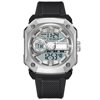 Montre numérique de sport tactique de luxe rétro résistante aux chocs avec affichage de la date et du jour de la semaine pour homme et garçon, cadeau, étanche