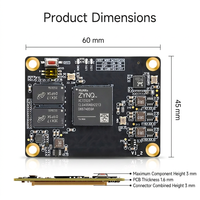 Carte mère FPGA Puzhi ZYNQ7000/ZYNQ7010/ZYNQ7020 avec système d'exploitation Linux Core et Ethernet Gigabit 1 Gbps