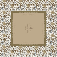 Reproduction d'un tapis de mahjong en velours cristal de style cubain, avec une tête de léopard et des fleurs de lotus rouges, portable et pliable
