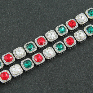 Nuevo Collar Geométrico Colorido de Estilo Exagerado y Personalizado, Cadena de Aleación Simple y Moderna, Collares para Hombre, Joyería al por Mayor - Product Image 4