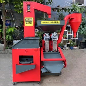 Petite machine à décortiquer le riz, moulin à riz domestique, conception compacte, utilisation facile pour les particuliers, les agriculteurs et les entreprises <span class=keywords><strong>de</strong></span> riziculture. - Product Image 4