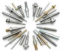 Corrosion Resistant Bright Finish Stainless Steel Pins 22mm Head Diameter Cylindrical Head Precision Threaded Stud Fasteners