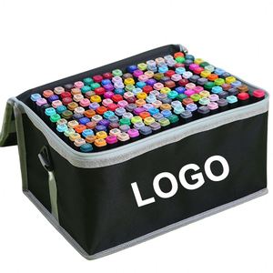 Ensemble de stylos marqueurs à pointe pinceau pour emballage personnalisé, 60/80/168/262 couleurs, pour dessin artistique, peinture, papeterie, ensemble de stylos de couleur - Product Image 1