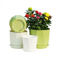 Pot de fleurs d'orchidée pas cher, vente chaude, décoration de jardin, jardinières légères en plastique pour plantes bonsaï et succulentes