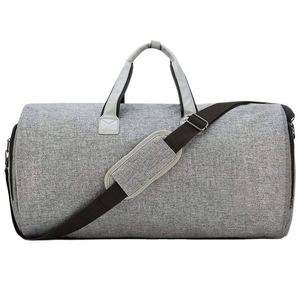 Sac de voyage convertible BSCI avec bandoulière, sac de sport pour vêtements, pour hommes et femmes - Valise suspendue 2 en 1 - Product Image 1