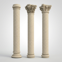 Molde de Inyección de Plástico ABS de Alta Precisión para Columna de Pilar Romano para el Hogar