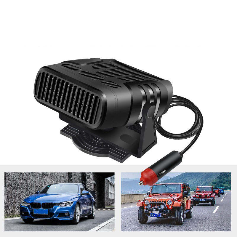 150W Portable 2 En 1 Refroidissement Automatique Chauffage Ventilateur Dégivreur De Voiture 12V Allume-cigare De Voiture - Auto