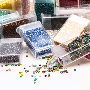 Perles de taille 12/0 pour la fabrication de bijoux en vrac, perles en verre lampwork de cristal de 2 mm pour bracelets, perles de rocaille, breloques, colliers, artisanat DIY - Product Image 2
