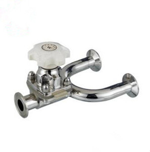 Thép không gỉ vệ sinh U loại ba cách van màng - Product Image 3