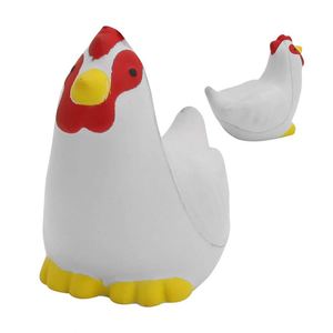 Pelota Antiestrés de Espuma de PU con Forma de Pollo, Personalizable con Logotipo, Ideal para Regalos Promocionales y Eventos - Product Image 1