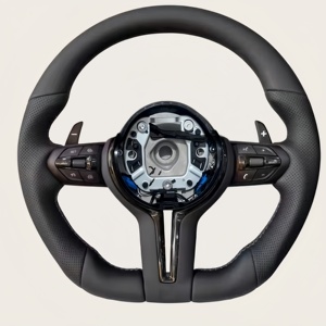 Volant en cuir pour BMW F10 F15 F16 F20 F22 F25 F26 F30 F31 F32 F34 F35 M3 F80 M5 F36 F15 E70 E90 E71 Vente en gros et au détail - Product Image 1