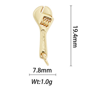 Diamond Pendant Charms Gold Color Round Brilliant Cut Natural Diamond Unisex Everyday Wear Geometric Design - Product Image 3