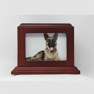 Urnas conmemorativas modernas de estilo americano de alta calidad para mascotas, urnas con marco de fotos de recuerdo para cenizas de gatos y perros - Product Image 1