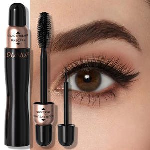 Máscara de Pestañas y Delineador de Ojos 2 en 1 al por Mayor, Máscara de Pestañas Resistente al Agua, Delineador de Ojos de Larga Duración para Mujer - Product Image 1