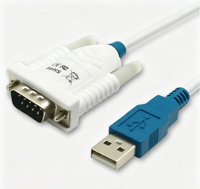 Kabel USB ke RS232 dengan Chip FTDI, Elektronik Terintegrasi, Konektor DB9, Sekrup Jepit, 2m 5m UT232R-200 UT232R-500