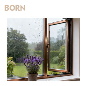 Ventanas abatibles de vidrio templado con marco de cobre con aislamiento acústico personalizado para salas de música en casas de lujo en Viena - Product Image 4