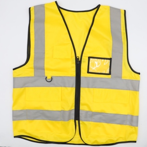 Gilet de sécurité haute visibilité recyclé avec zip unisexe - WK. Designed To Work