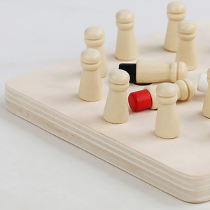 Gioco da Tavolo Educativo in Legno Montessori Creativo, Scacchi della Memoria <span class=keywords><strong>per</strong></span> <span class=keywords><strong>Bambini</strong></span> dai 5 ai 7 <span class=keywords><strong>Anni</strong></span>, Certificato CE - Product Image 3