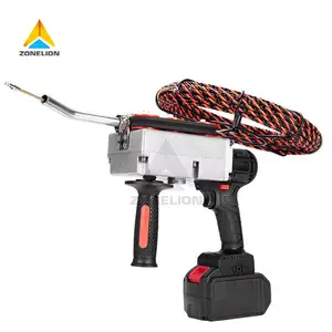 Electrician 21V Brushless Lithium Battery Threading Machine Rechargeable Cable Pulling Machine Pipeline Electric Cable Puller