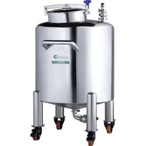 100% กันรั่วถังเก็บน้ำแบบปิดสนิทอุปกรณ์เก็บสารเคมีถังน้ำมันมะกอกสแตนเลสสตีล - Product Image 1