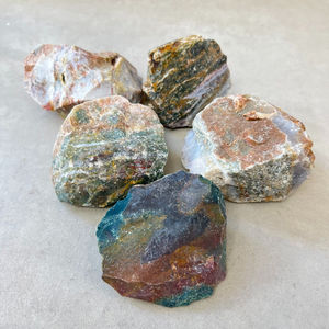 Piedras de Jaspe Oceánico Natural en Bruto al por Mayor, Gema Natural en Bruto, Cristal Calmante para el Chakra del Corazón y Decoración del Hogar - Product Image 3