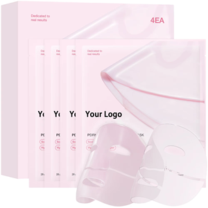 OEM besleyici kristal yüz maskesi kollajen levha çay için yağlı/kombinasyon cilt C vitamini bitkisel maddeler sıkılaştırıcı - Product Image 1