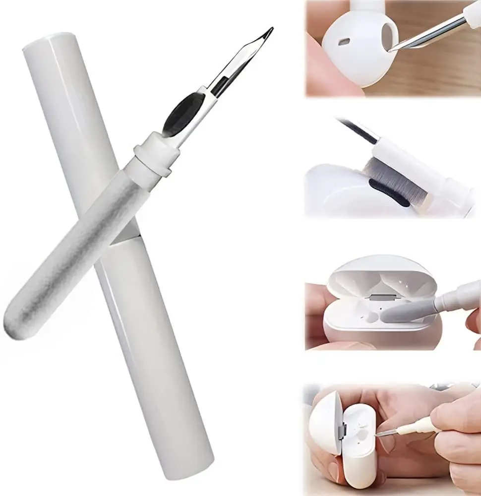 Grosir Pabrik Pena Pembersih Headset Bluetooth Portabel Kit Pembersih Airpod dari Pena Pembersih Debu Sikat Pembersih Earplug