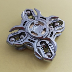 Stock Crisp Sound Enlace de doble cara Juguete para aliviar el estrés EDC MOT Oracle Tuning Fork <span class=keywords><strong>Fidget</strong></span> <span class=keywords><strong>Spinner</strong></span> - Product Image 3