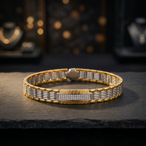 Elegante pulsera de eslabones y cadena fina de plata para hombre, pulseras con dijes de moda - Product Image 2