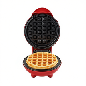 Gaufrier électrique rond Myrva Mini avec plaques antiadhésives pour usage domestique - Product Image 1