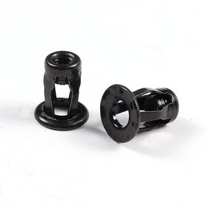 Tuerca de remache ciego de cabeza plana, acero al carbono, azul, blanco, amarillo, chapado en Zinc, M4, M5, M6, M8 - Product Image 6