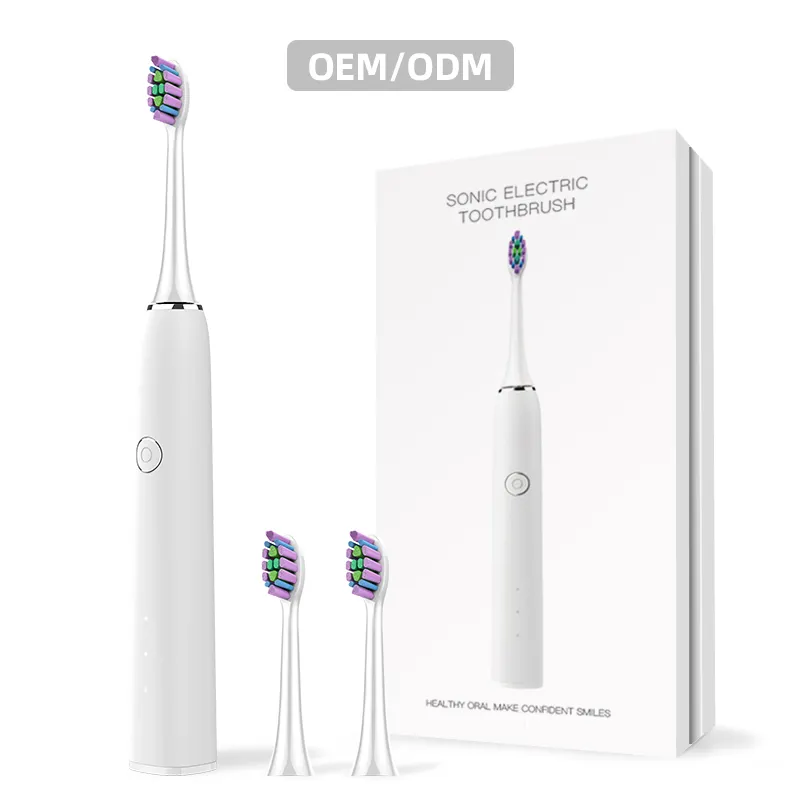 Elektrische Zahnbürste Sonic Custom Zahnbürste mit 3 Bürsten modi