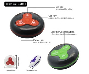 Trung Tâm Cuộc Gọi Bãi Biển Đặt Hàng Hệ Thống Nhắn Tin Pager Beeper Nhà Hàng Không Dây Bảng Buzzer Với Rung Động Và Ánh Sáng - Product Image 2