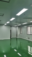 Salle blanche modulaire Yanxin ISO 5-9, solution clé en main conforme aux normes GMP pour projets outre-mer, conception personnalisée, ateliers sans poussière