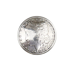 Venta caliente de alta calidad de aleación de zinc 38MM plata antigua logotipo personalizado moneda Conchos hombres cinturón billetera hebillas fabricante directo - Product Image 1