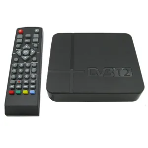 Mini Terrestrierempfänger HD DVB-T2 Set-Top-Box, unterstützt USB / HD.MI / MPEG4 /H.264 (EU-Stecker)